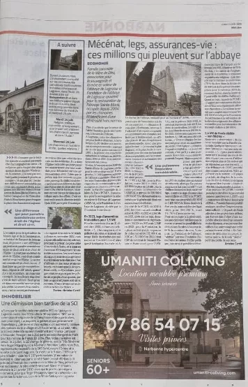 Umaniti Narbonne annonce ses visites privées dans le midi Libre